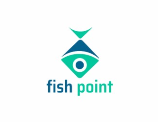 Projekt logo dla firmy fish point | Projektowanie logo